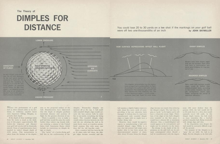 The Theory of DIMPLES FOR DISTANCE