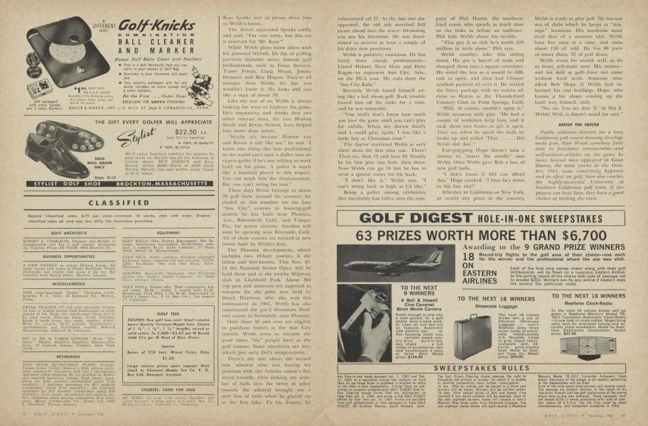 GOLF DIGEST SWEEPSTAKES