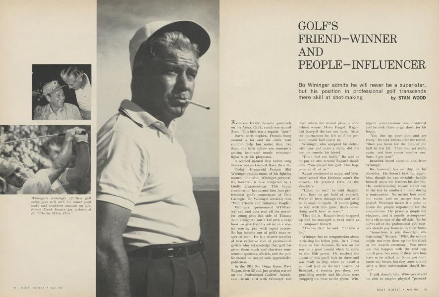 GOLF’S FRIEND-WINNER AND PEOPLE-INFLUENCER