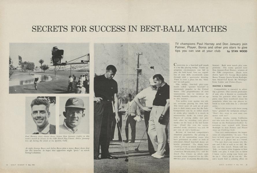 SECRETS FOR SUCCESS IN BEST-BALL MATCHES