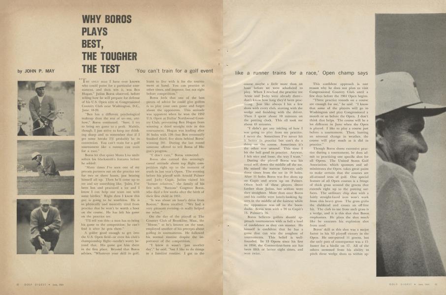 WHY BOROS PLAYS BEST, THE TOUGHER THE TEST