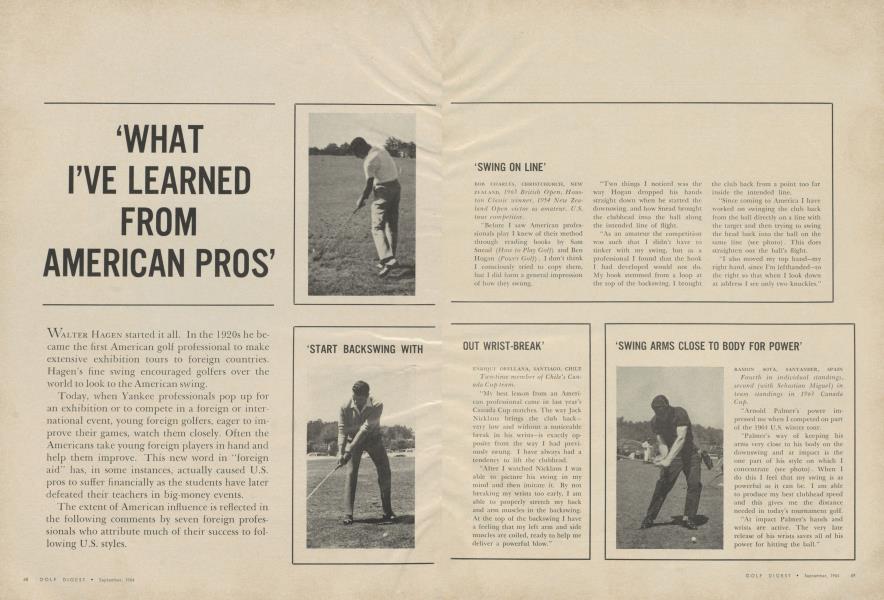 ‘WHAT I’VE LEARNED FROM AMERICAN PROS’