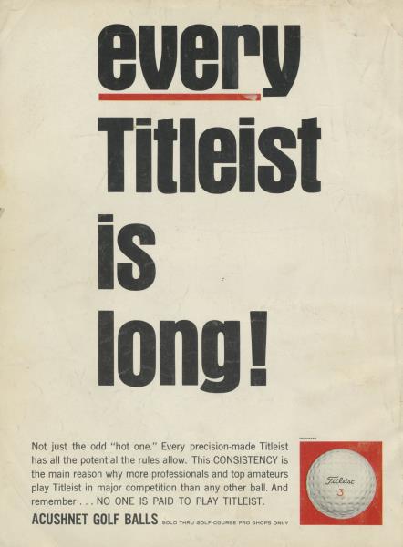 ACUSHNET GOLF BALLS