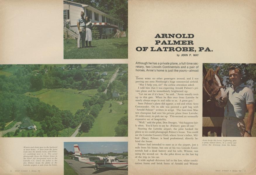 ARNOLD PALMER OF LATROBE, PA.