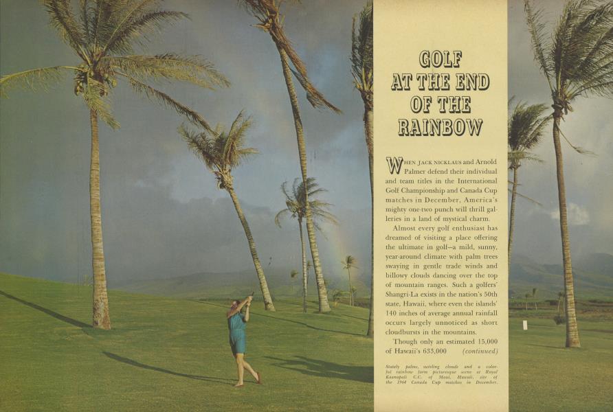 GOLF AT THE END OF THE RAINBOW