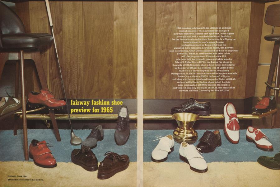 fairway fashion shoe preview for 1965