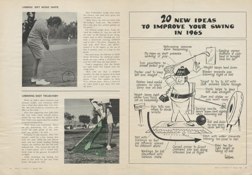 20 NEW IDEAS TO IMPROVE YOUR SWING IN 1965