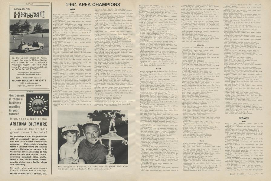 1964 AREA CHAMPIONS