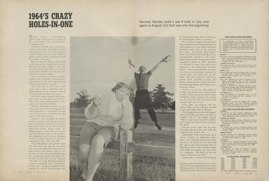 1964'S CRAZY HOLES-IN-ONE