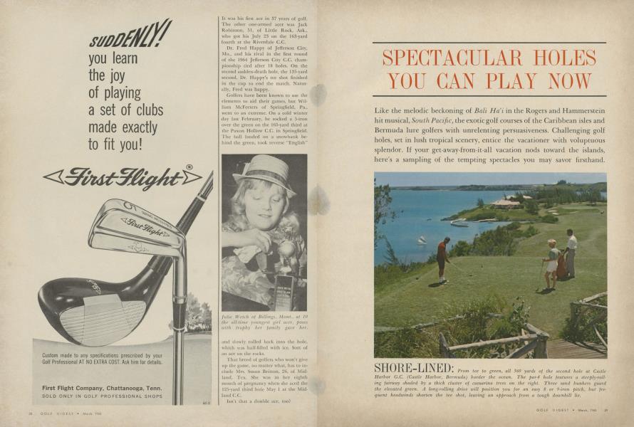 SPECTACULAR HOLES YOU CAN PLAY NOW