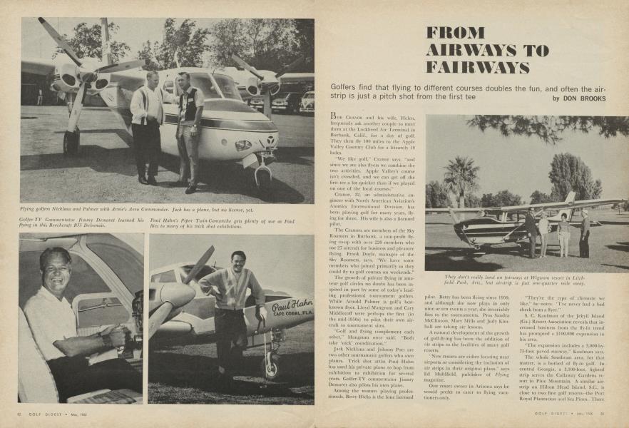 FROM AIRWAYS TO FAIRWAYS