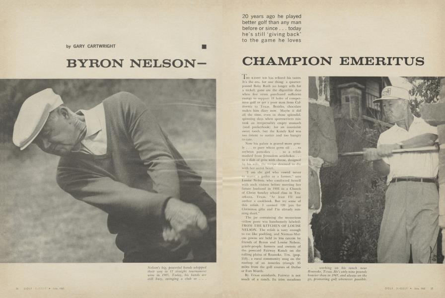 BYRON NELSON-CHAMPION EMERITUS