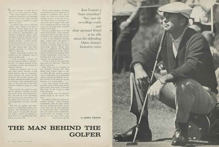 THE MAN BEHIND THE GOLFER