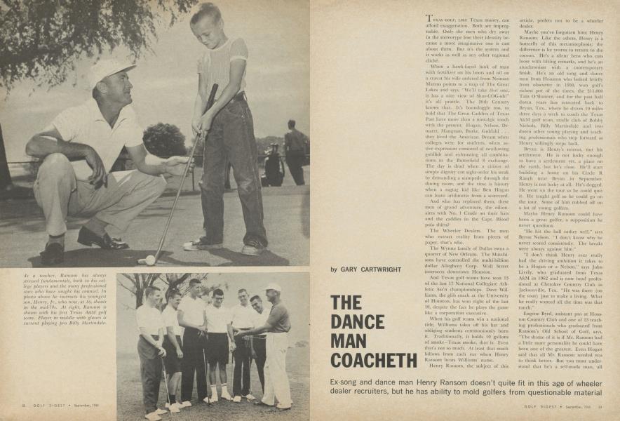 THE DANCE MAN COACHETH