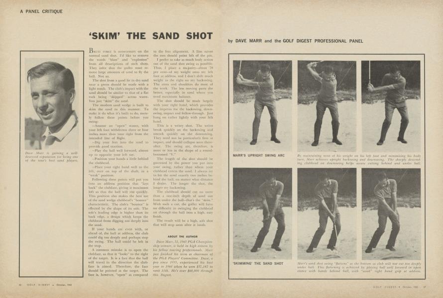 ‘SKIM’ THE SAND SHOT