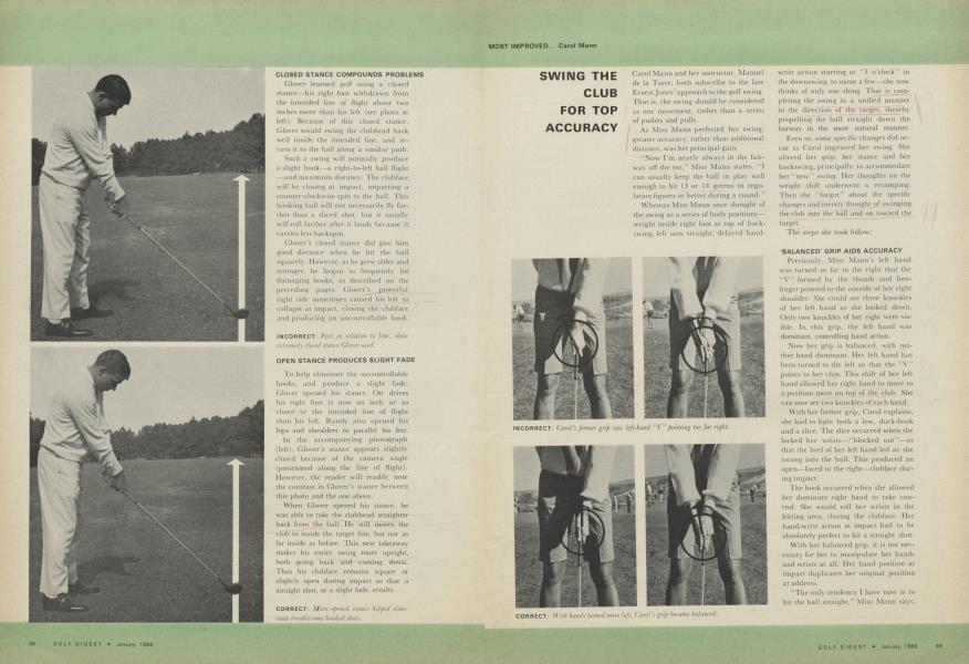 SWING THE CLUB FOR TOP ACCURACY