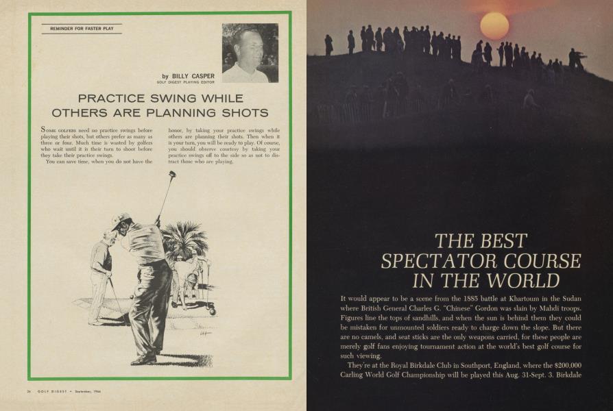 THE BEST SPECTATOR COURSE IN THE WORLD