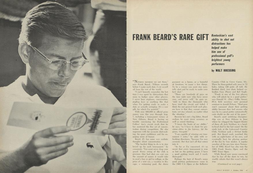 FRANK BEARD’S RARE GIFT