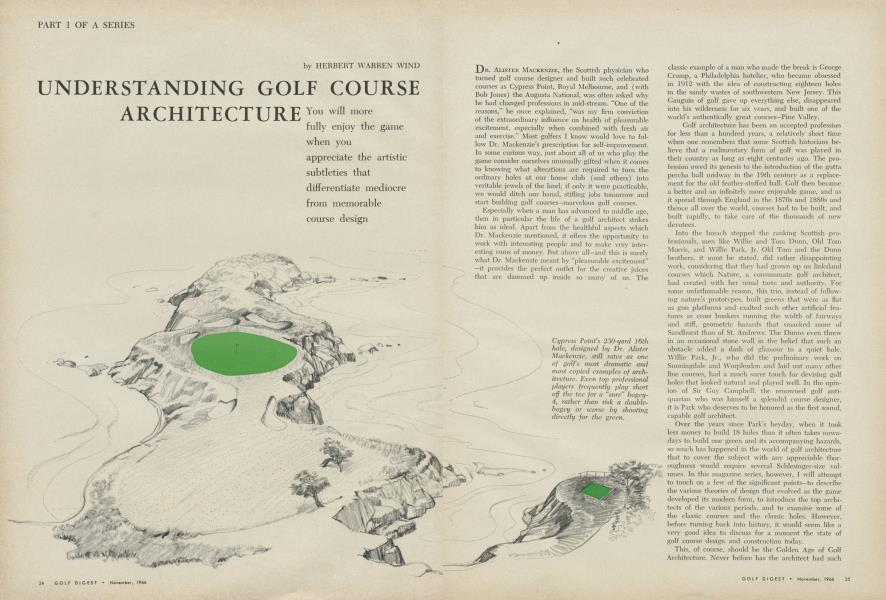 UNDERSTANDING GOLF COURSE ARCHITECTURE