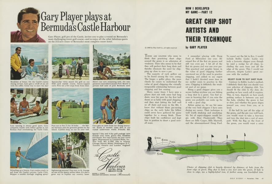 GREAT CHIP SHOT ARTISTS AND THEIR TECHNIQUE