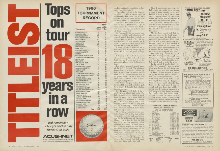 GOLF DIGEST MAGAZINE PROMOTION