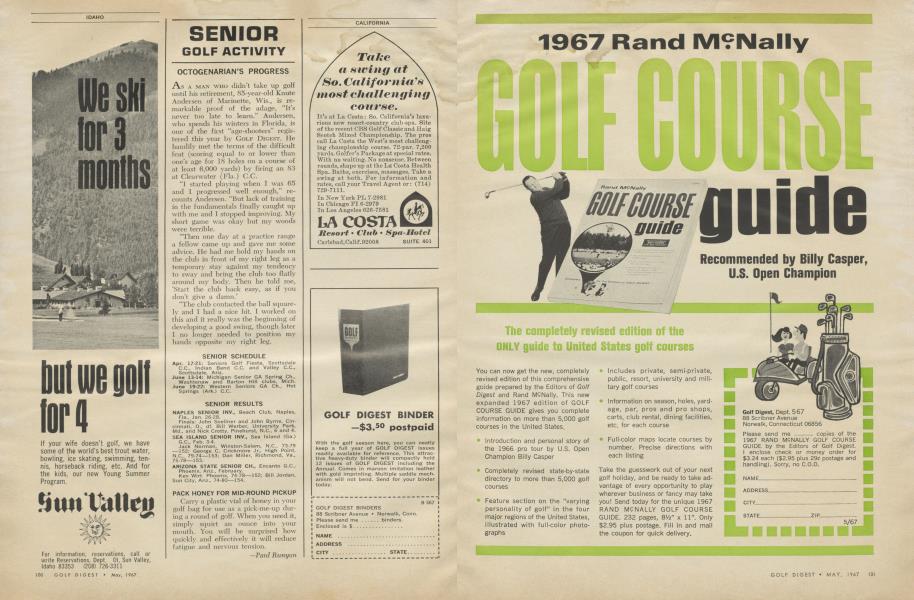 SENIOR GOLF ACTIVITY
