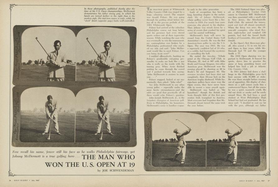 THE MAN WHO WON THE U. S. OPEN AT 19