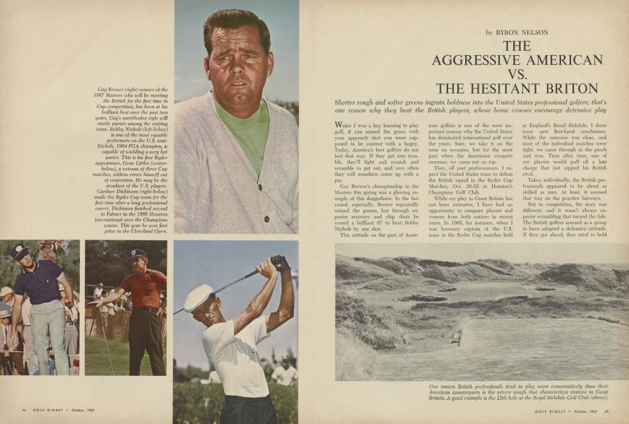 THE AGGRESSIVE AMERICAN VS. THE HESITANT BRITON