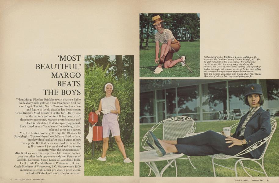 ‘MOST BEAUTIFUL’ MARGO BEATS THE BOYS