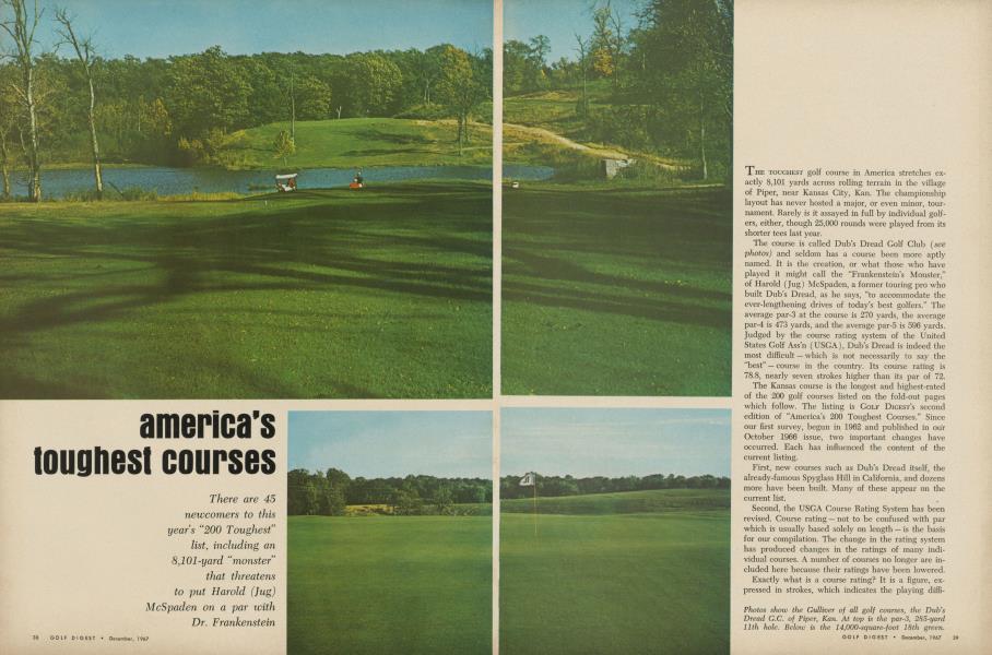 AMERICA'S TOUGHEST COURSES