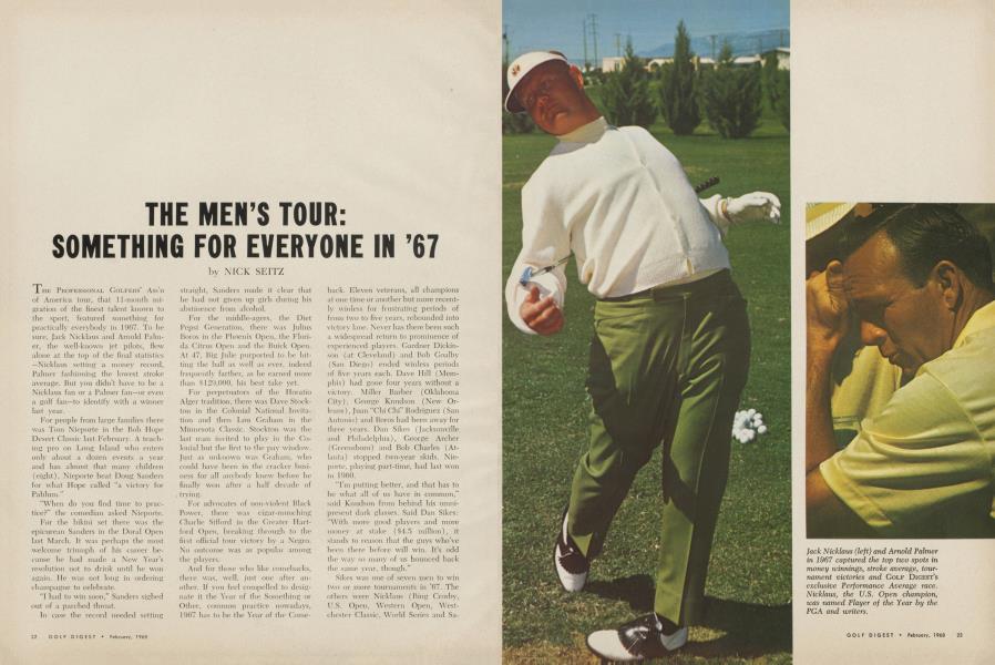 THE MEN'S TOUR: SOMETHING FOR EVERYONE IN '67
