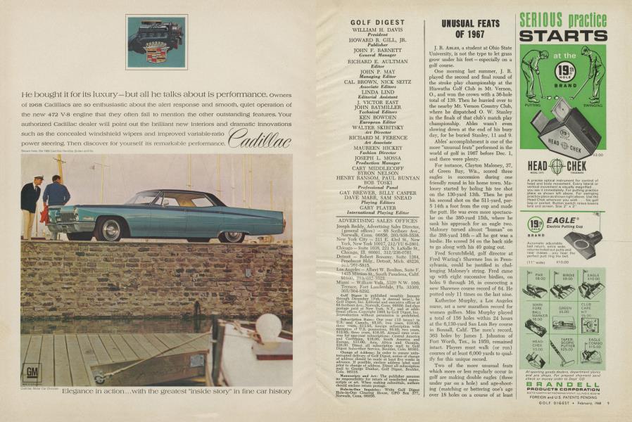 UNUSUAL FEATS OF 1967