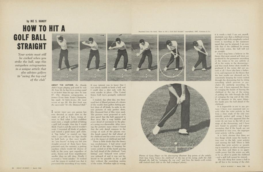 HOW TO HIT A GOLF BALL STRAIGHT