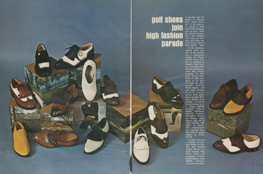 golf shoes join high fashion parade