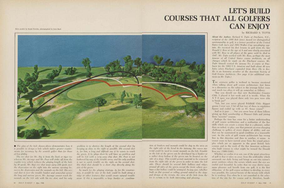 LET’S BUILD COURSES THAT ALL GOLFERS CAN ENJOY