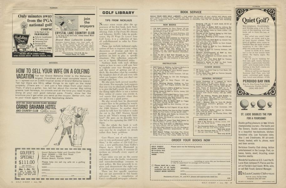TIPS FROM NICKLAUS