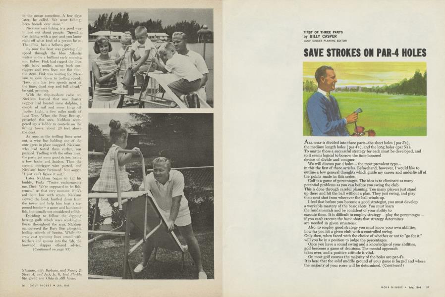 SAVE STROKES ON PAR-4 HOLES