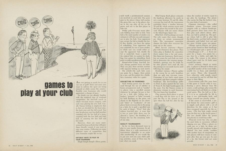 games to play at your club