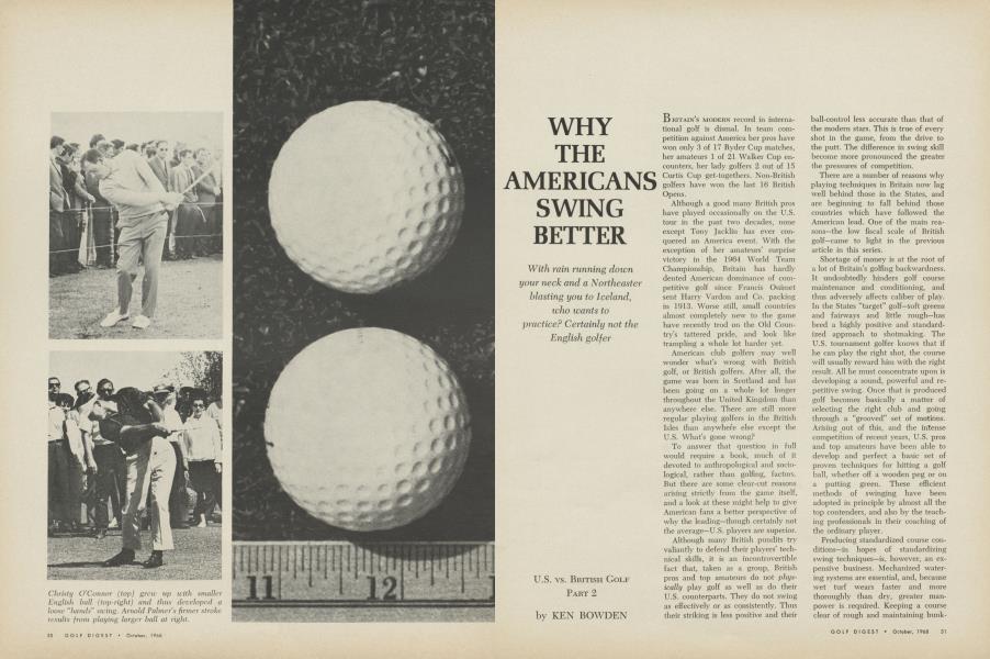 WHY THE AMERICANS SWING BETTER