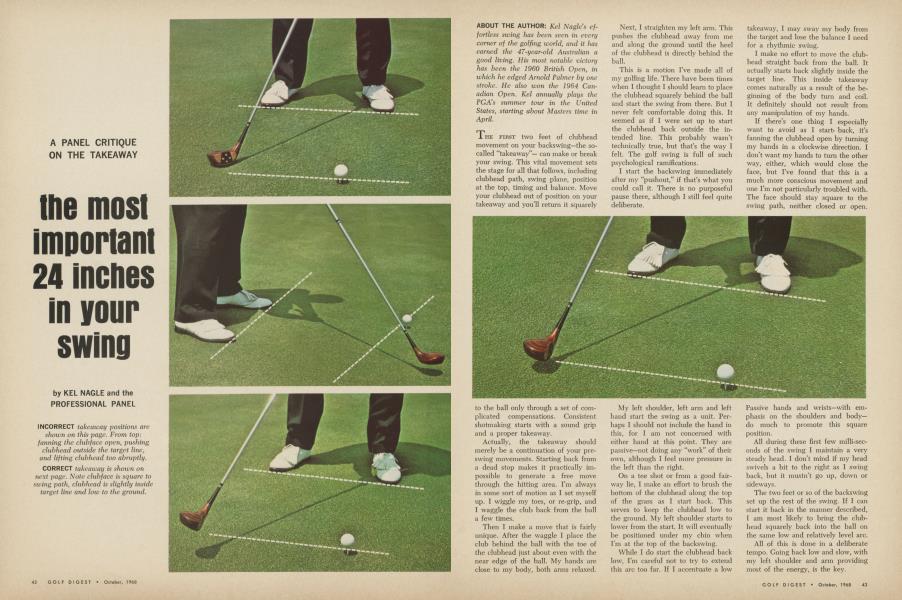 A PANEL CRITIQUE ON THE TAKEAWAY the most important 24 inches in your swing