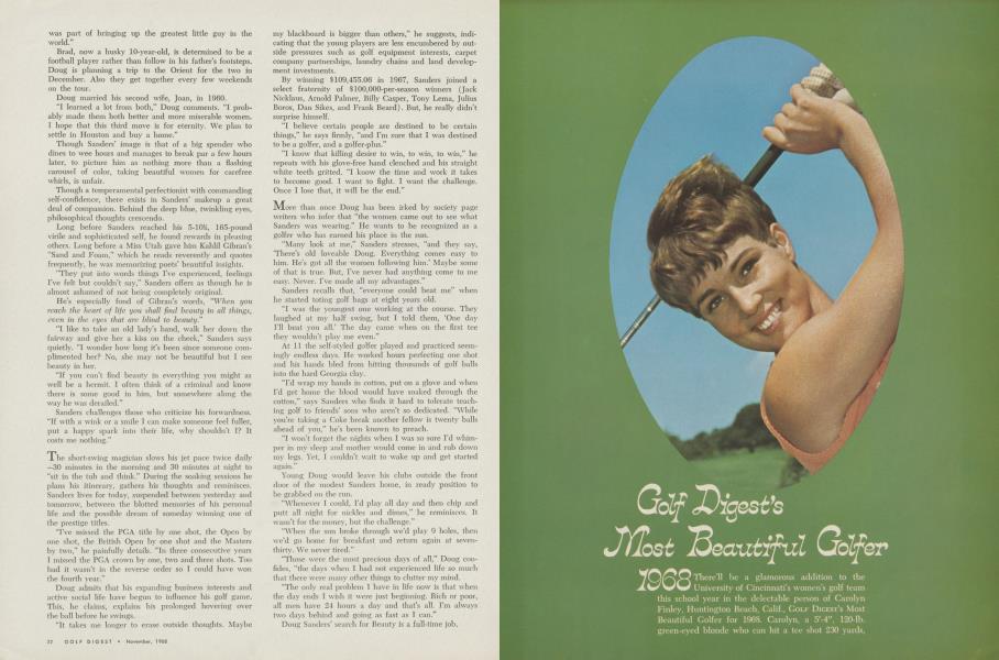Golf Digest's Most Beautiful Golfer 1968