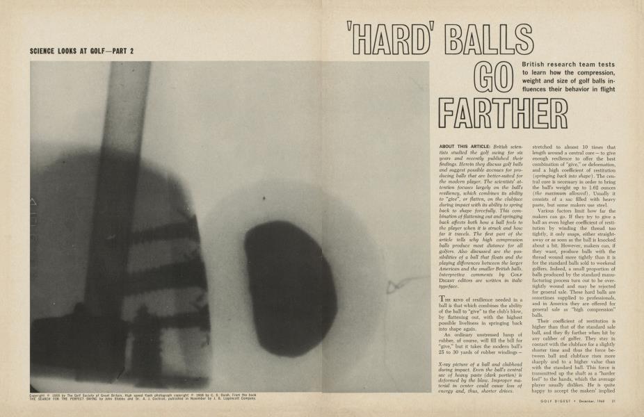 'HARD' BALLS GO FARTHER