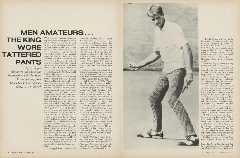 MEN AMATEURS... THE KING WORE TATTERED PANTS