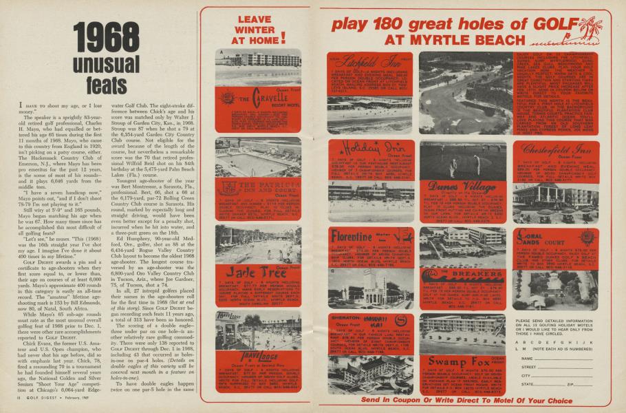 1968 unusual feats