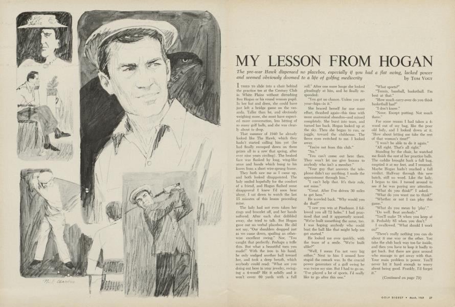 MY LESSON FROM HOGAN