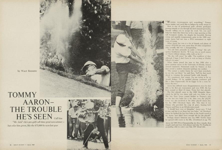 TOMMY AARON-THE TROUBLE HE’S SEEN