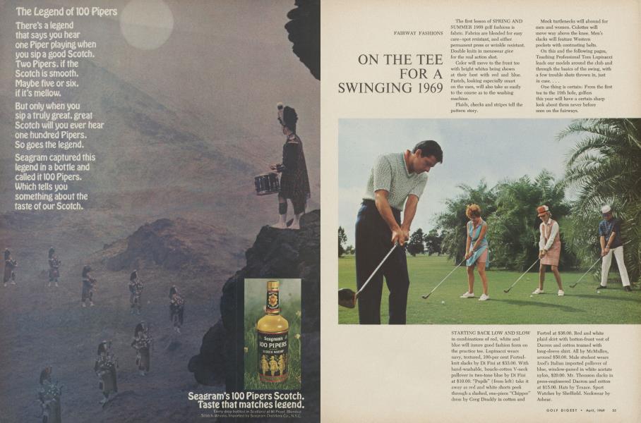 ON THE TEE FOR A SWINGING 1969