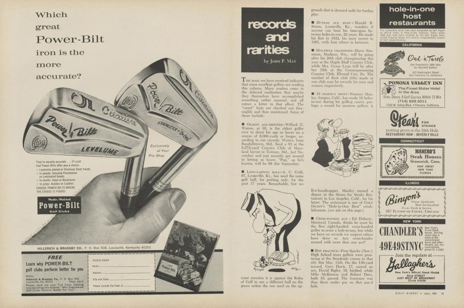 Records and rarities