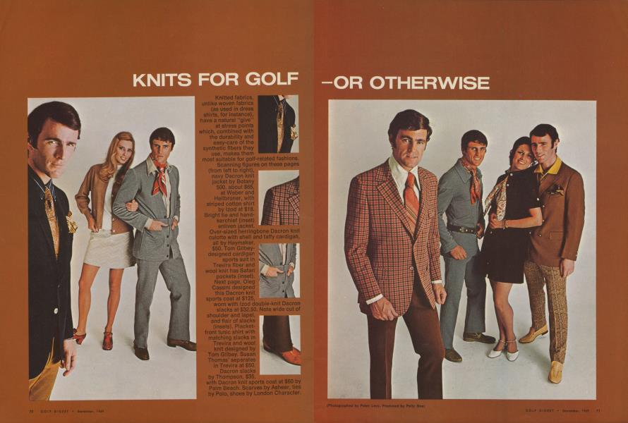KNITS FOR GOLF —OR OTHERWISE