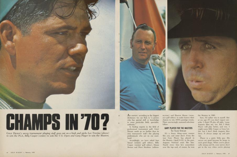 Champs in '70?